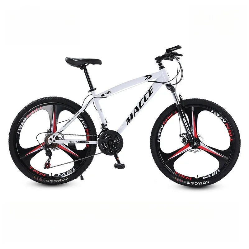 Outdoor mountain biking for adults, students, and students, 24/26-inch bike with shock absorption and speed control