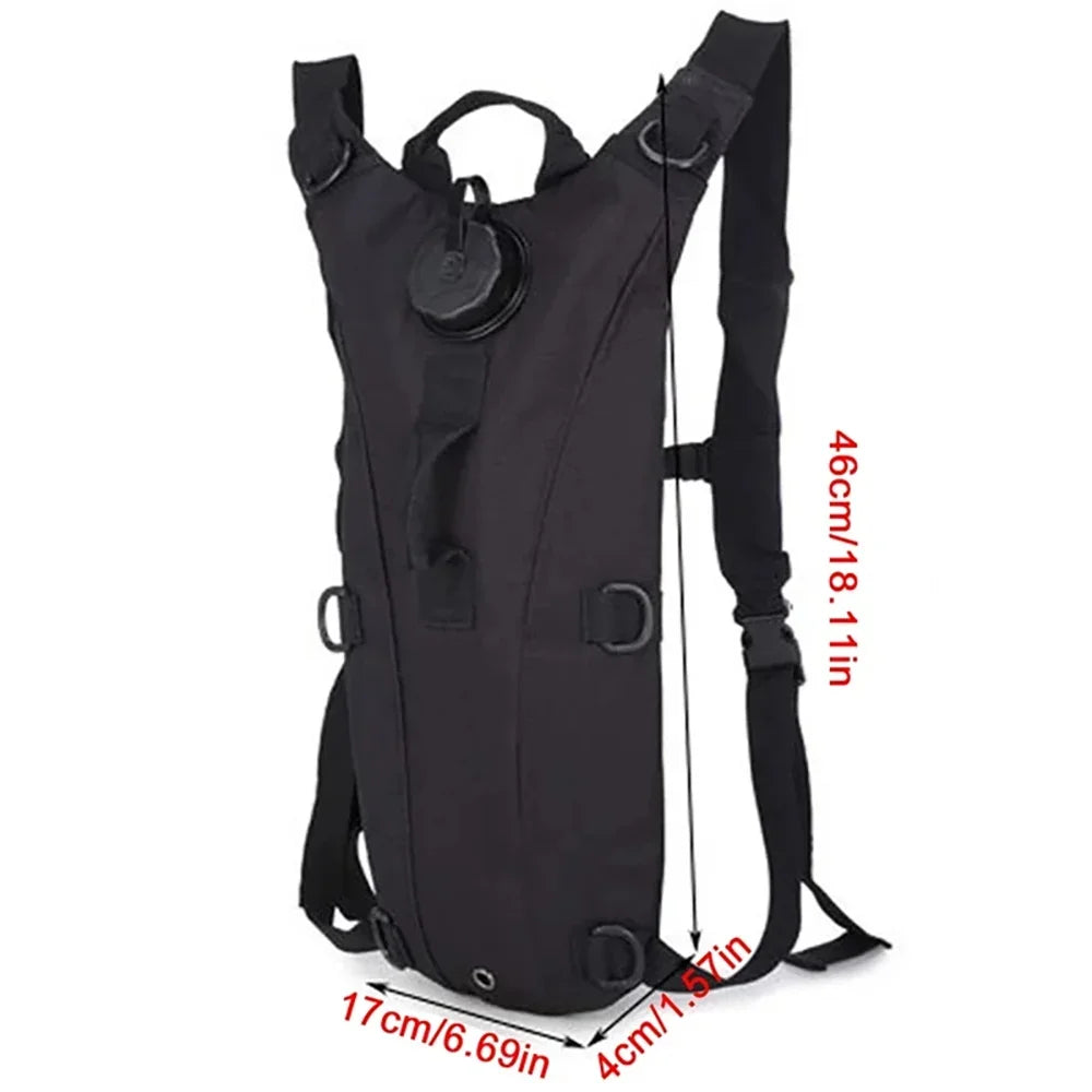 3L Waterproof Outdoor Sports Water Bag Convenient Backpack for Travel Cycling Mountaineering Tactical Water Bottle