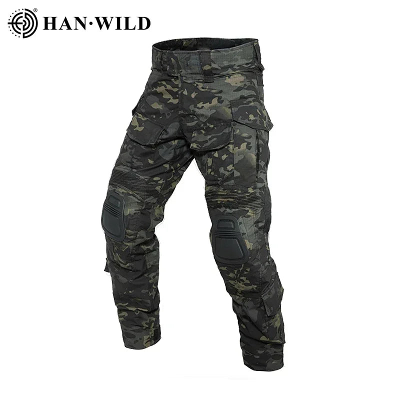 Cargo Pants Uniforms Men Clothing Outdoor Camo Breathable Suit Combat Shirts Tactical Suits Uniform Hunting Clothes
