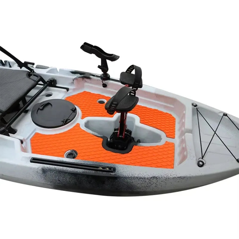 Plastic Fishing Kayak with Pedal Drive Canoe Kayak Fishing Boat Single Seat Sit on Top Pedal Kayak PE 8FT CE Certificate VK 1pcs