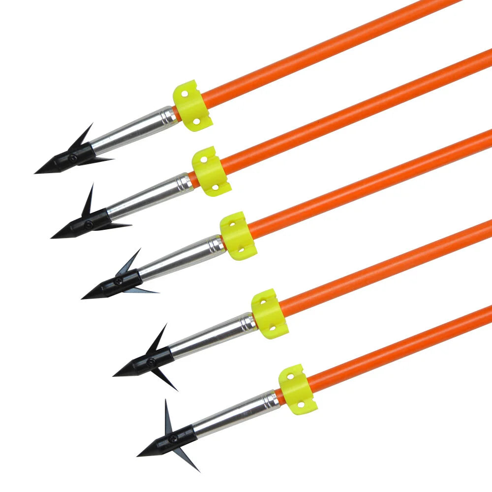 Archery Bowfishing Set 40 Pound Recurve Straight Bow Matching Solid Fiberglass Fish Arrows Equipped with Fishing Reel Full Accessory Kit for Adult Outdoor Water Fishing Hunting Practice Equipment