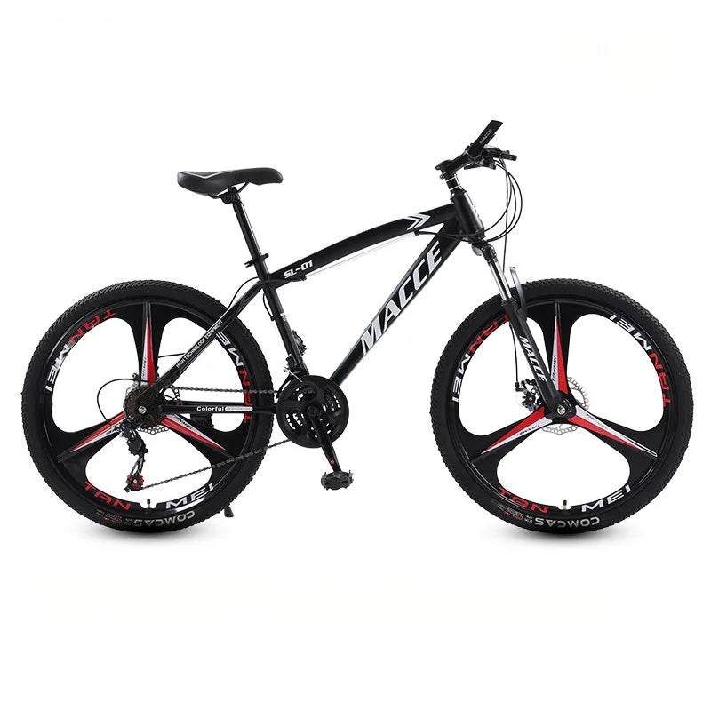 Outdoor mountain biking for adults, students, and students, 24/26-inch bike with shock absorption and speed control