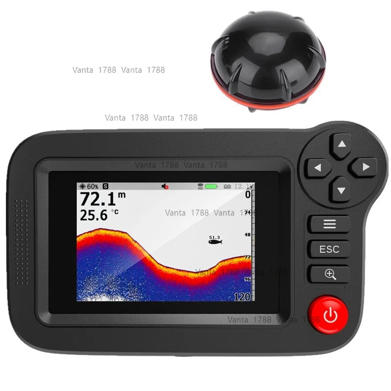 Portable Depth with 100M Sonar Sensor Echo Sounder Wireless Depth Finder Fishing Lure Echo Sounder Alarma Pesca