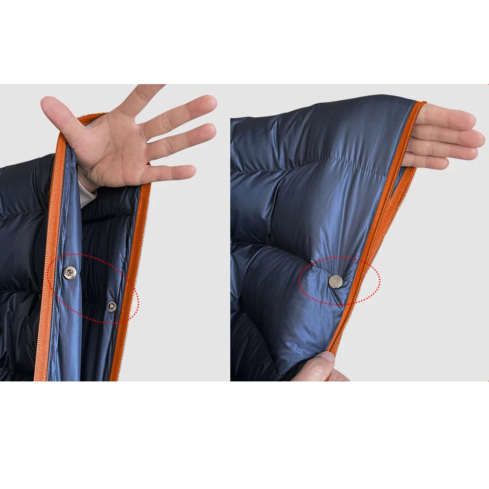Kamperbox Winter Sleeping Bag Poncho Winter Camping Poncho Winter Wearable Sleeping Bag Camping Blanket PC600