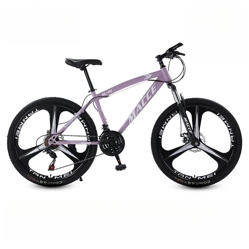 Outdoor mountain biking for adults, students, and students, 24/26-inch bike with shock absorption and speed control