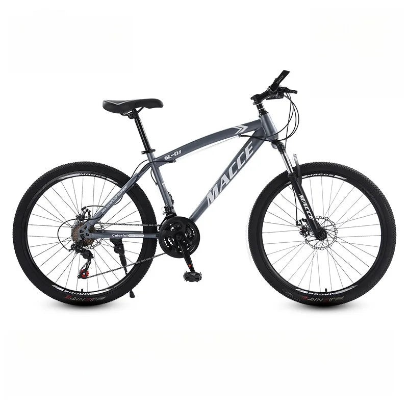 Outdoor mountain biking for adults, students, and students, 24/26-inch bike with shock absorption and speed control