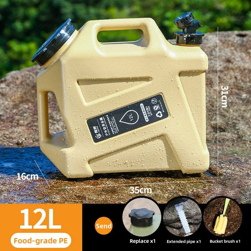 Large-Capacity Food-Grade Water Storage Bucket, Outdoor Storage Bucket, Suitable for Camping, Outdoor Gatherings and Travel Use