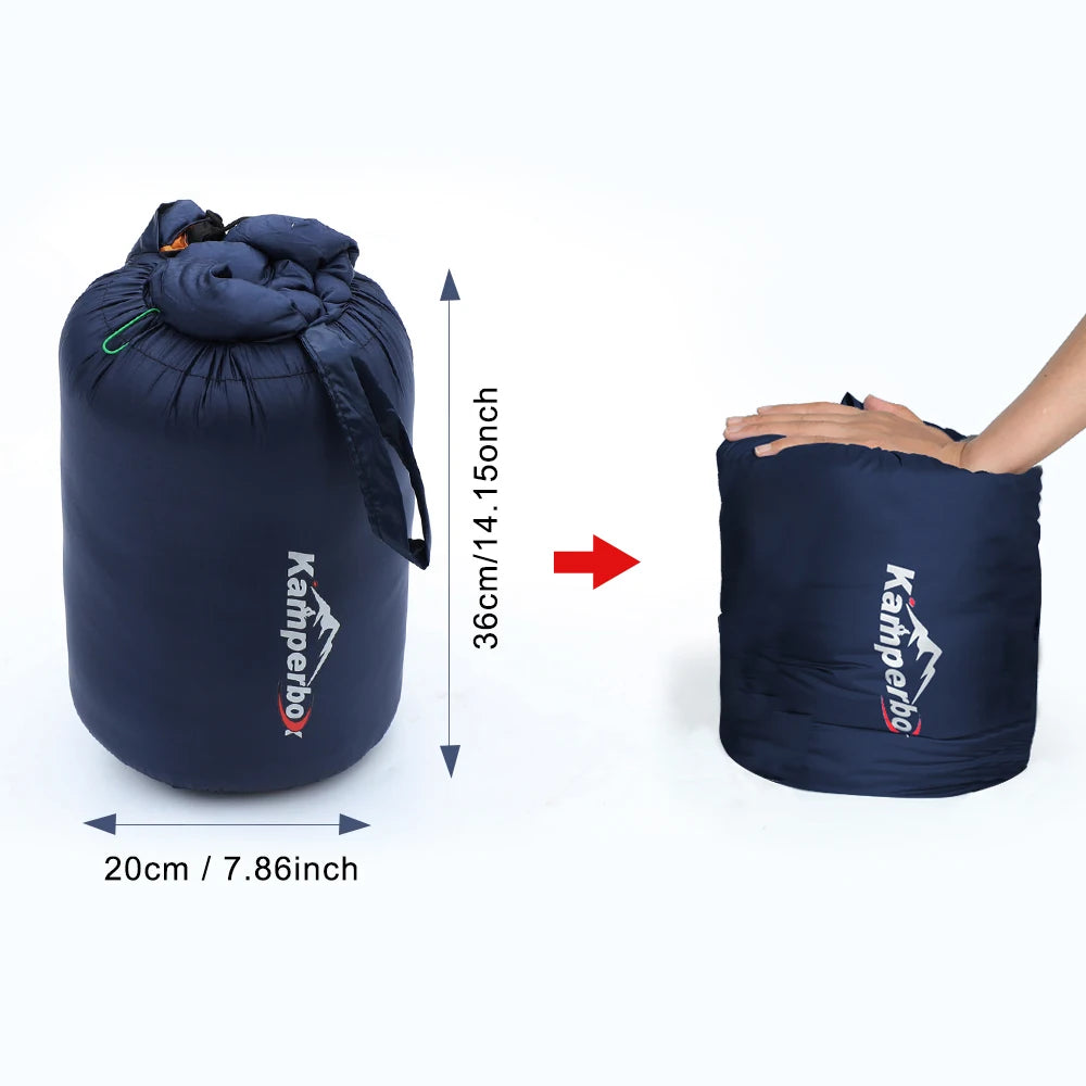 Kamperbox Winter Sleeping Bag Poncho Winter Camping Poncho Winter Wearable Sleeping Bag Camping Blanket PC600