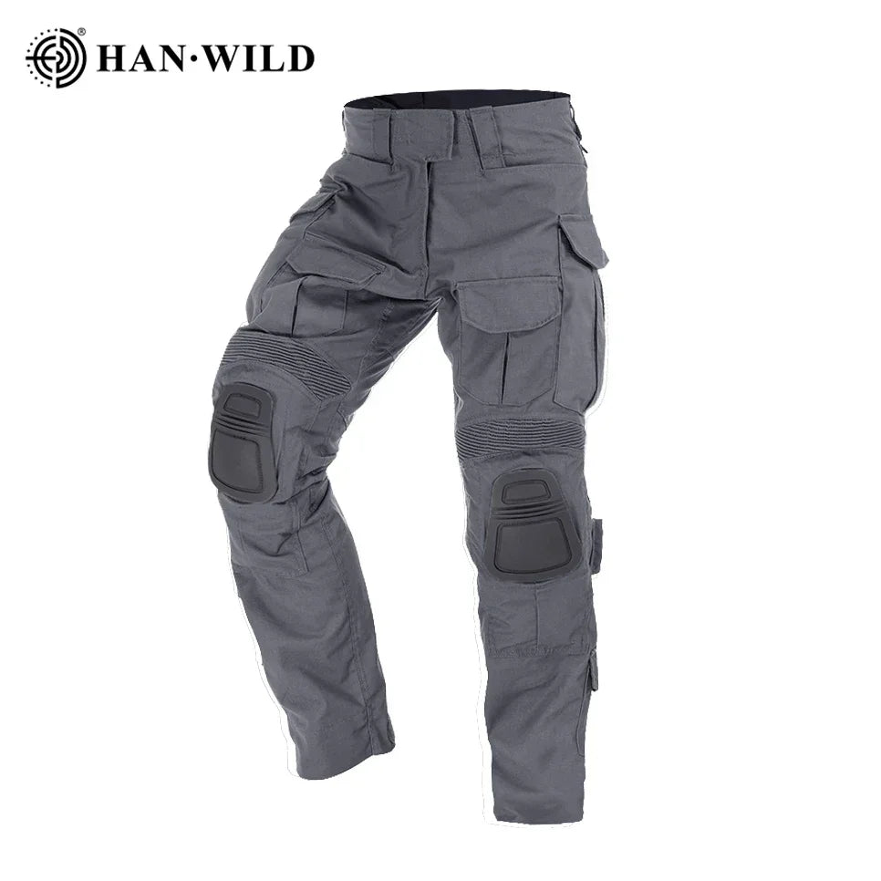Cargo Pants Uniforms Men Clothing Outdoor Camo Breathable Suit Combat Shirts Tactical Suits Uniform Hunting Clothes