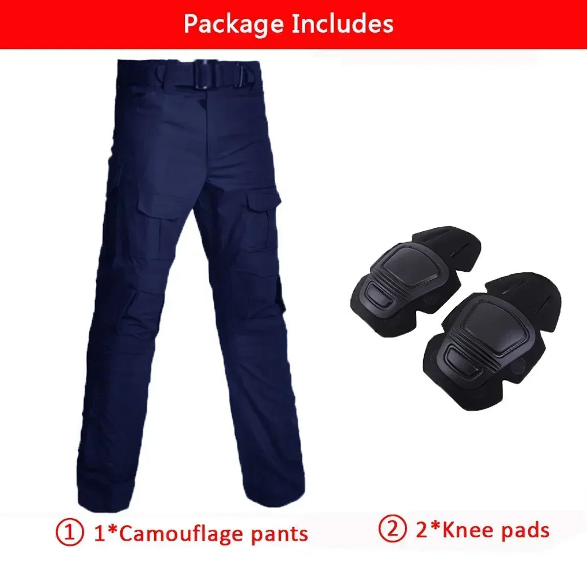 Tactical Pants Softair Camo Training Trousers Wear-resistant Hiking Pant Paintball Combat Pant with Knee Pads Hunting Clothes
