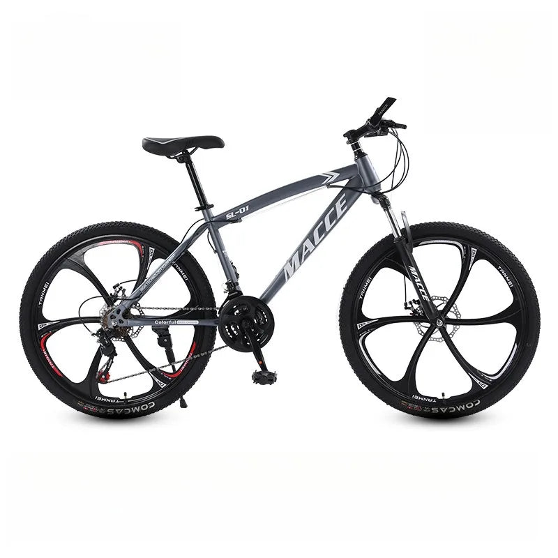 Outdoor mountain biking for adults, students, and students, 24/26-inch bike with shock absorption and speed control