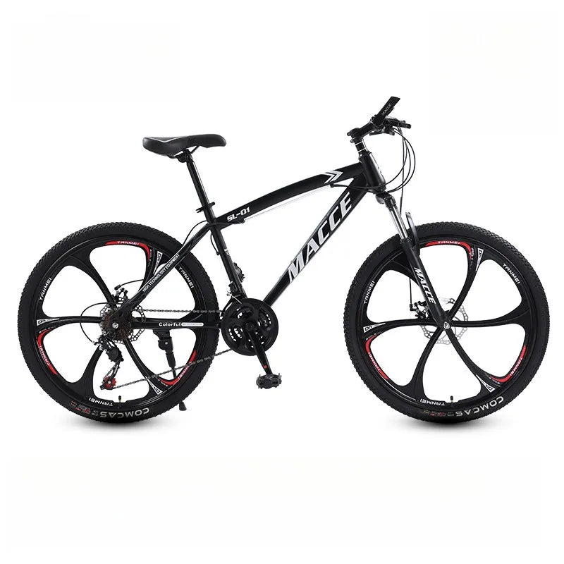 Outdoor mountain biking for adults, students, and students, 24/26-inch bike with shock absorption and speed control