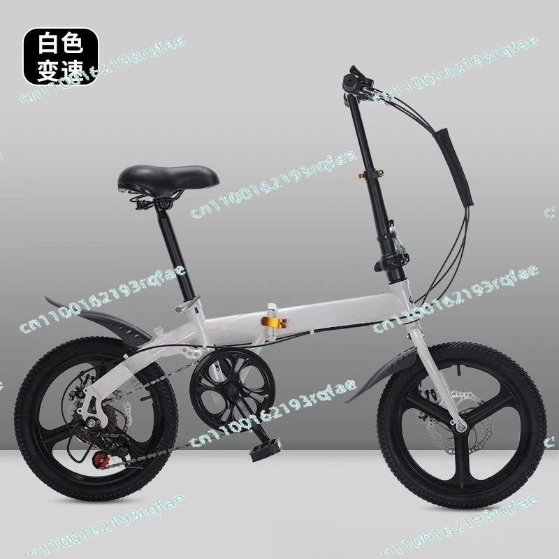20-inch Gift Variable Speed Student Bicycle Men's and Women's Ultra-light Small Pedals  Wholesale Folding Bicycle