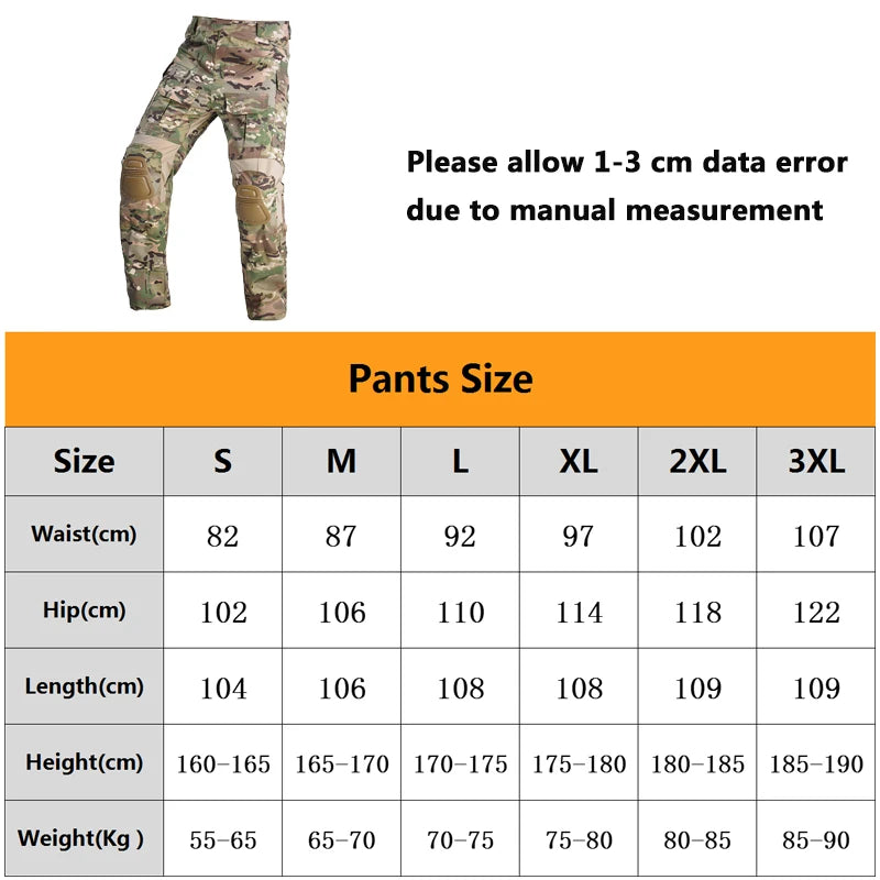 Outdoor Tactical Pants Men Clothing G3 Combat Pants with Knee Pads Airsoft Trousers Range Green Hunting Clothes TOP Elasticity