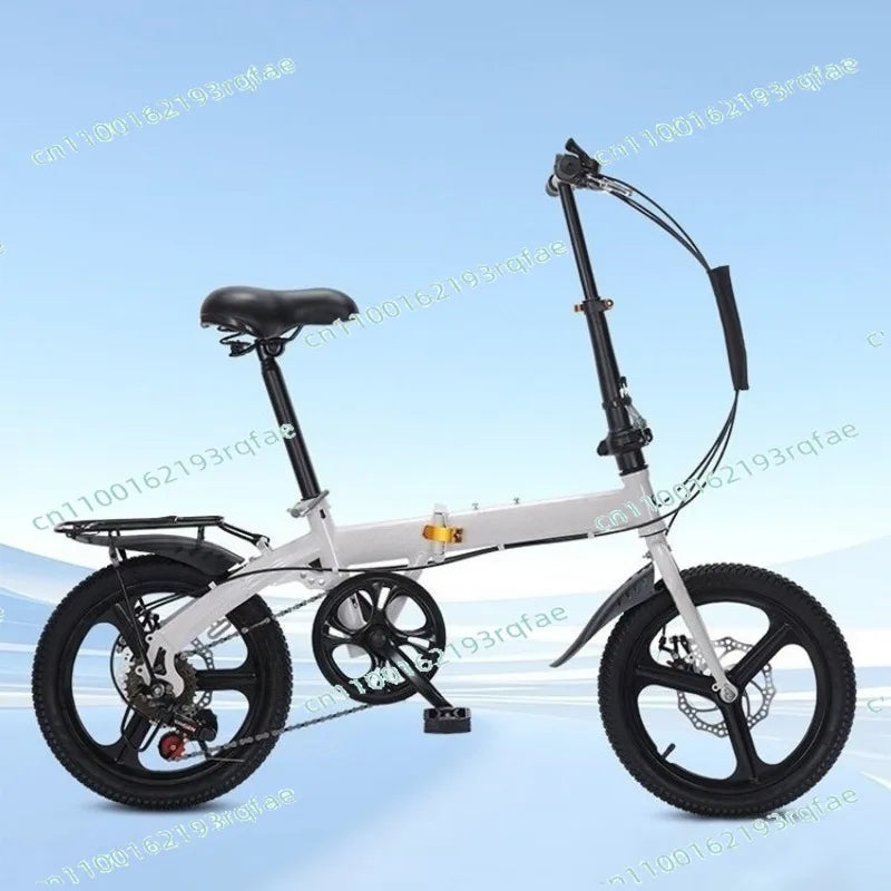 20-inch Gift Variable Speed Student Bicycle Men's and Women's Ultra-light Small Pedals  Wholesale Folding Bicycle