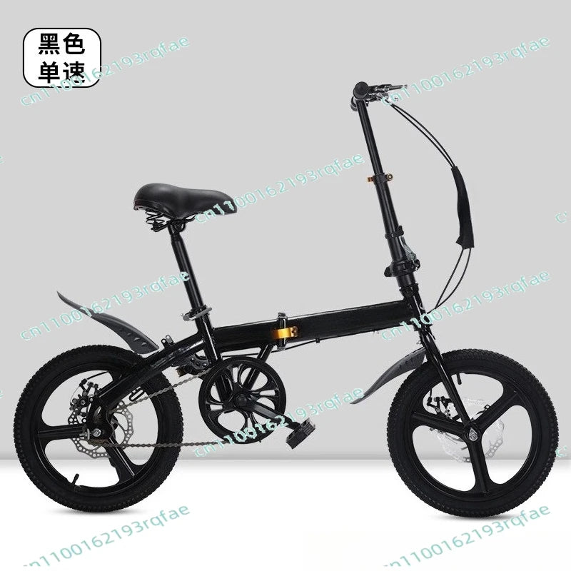 20-inch Gift Variable Speed Student Bicycle Men's and Women's Ultra-light Small Pedals  Wholesale Folding Bicycle