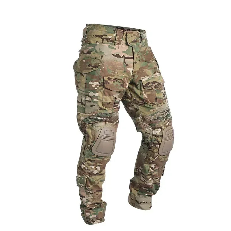 Cargo Pants Uniforms Men Clothing Outdoor Camo Breathable Suit Combat Shirts Tactical Suits Uniform Hunting Clothes