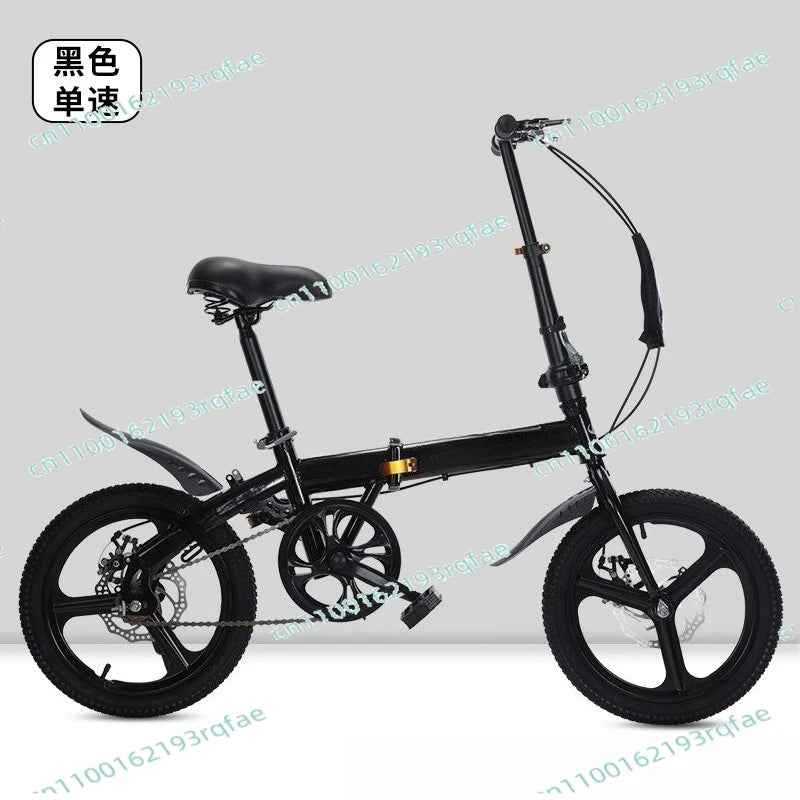 20-inch Gift Variable Speed Student Bicycle Men's and Women's Ultra-light Small Pedals  Wholesale Folding Bicycle