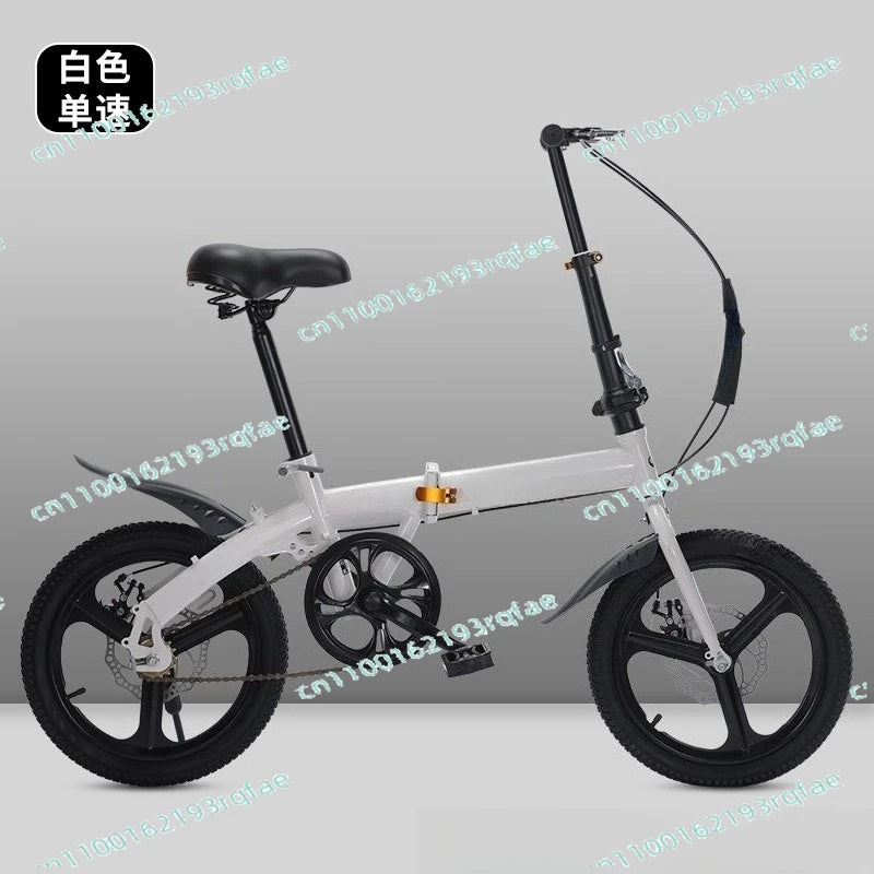 20-inch Gift Variable Speed Student Bicycle Men's and Women's Ultra-light Small Pedals  Wholesale Folding Bicycle